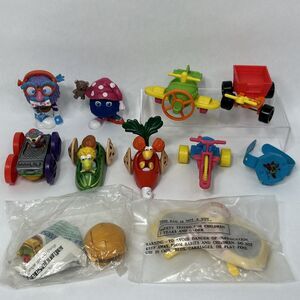 Vtg Lot McDonald's Happy Meal Toy Muppet Fraggle Rock Looney Tunes Cheeseburger